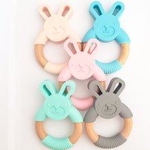 Load image into Gallery viewer, Bunny Silicone Teethers
