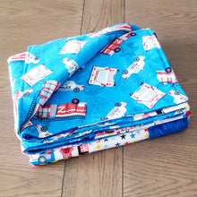 Load image into Gallery viewer, First Responders Patch Blanket (Emergency Vehicles)