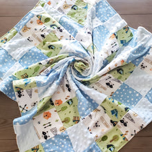 Load image into Gallery viewer, Let's Explore Patch Blanket (front).