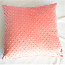 Load image into Gallery viewer, Spring Floral 20" x 20" Pillow (Minky & Bunnies).