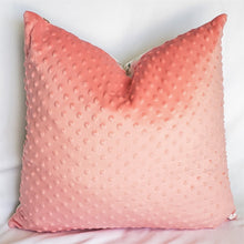 Load image into Gallery viewer, Spring Floral 20" x 20" Pillow (Minky & Bunnies).