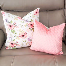 Load image into Gallery viewer, Spring Floral 20" x 20" Pillow (Green Leaves & Flowers)