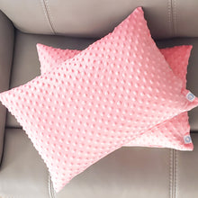 Load image into Gallery viewer, Spring Floral 14" x 20" Pillow (Minky & Green Leaves)