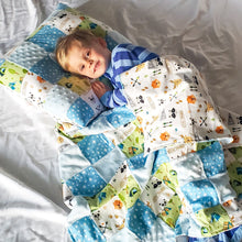Load image into Gallery viewer, Let&#39;s Explore Patch Blanket (Little Explorer Friends)
