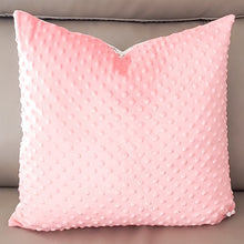 Load image into Gallery viewer, Spring Floral 20&quot; x 20&quot; Pillow (Minky &amp; Bunnies).
